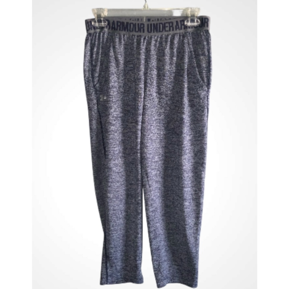 Under Armour Women’s Navy Blue Capri Joggers With Pockets MP